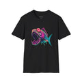 uglifish Neon 08 Graphic  Skeleton Fish Tee - Light Up Your Style with Unique Designs | Casual Wear, Gift for Fish Lovers, Graphic Shirt, Cool T-Shirt, Fun Apparel