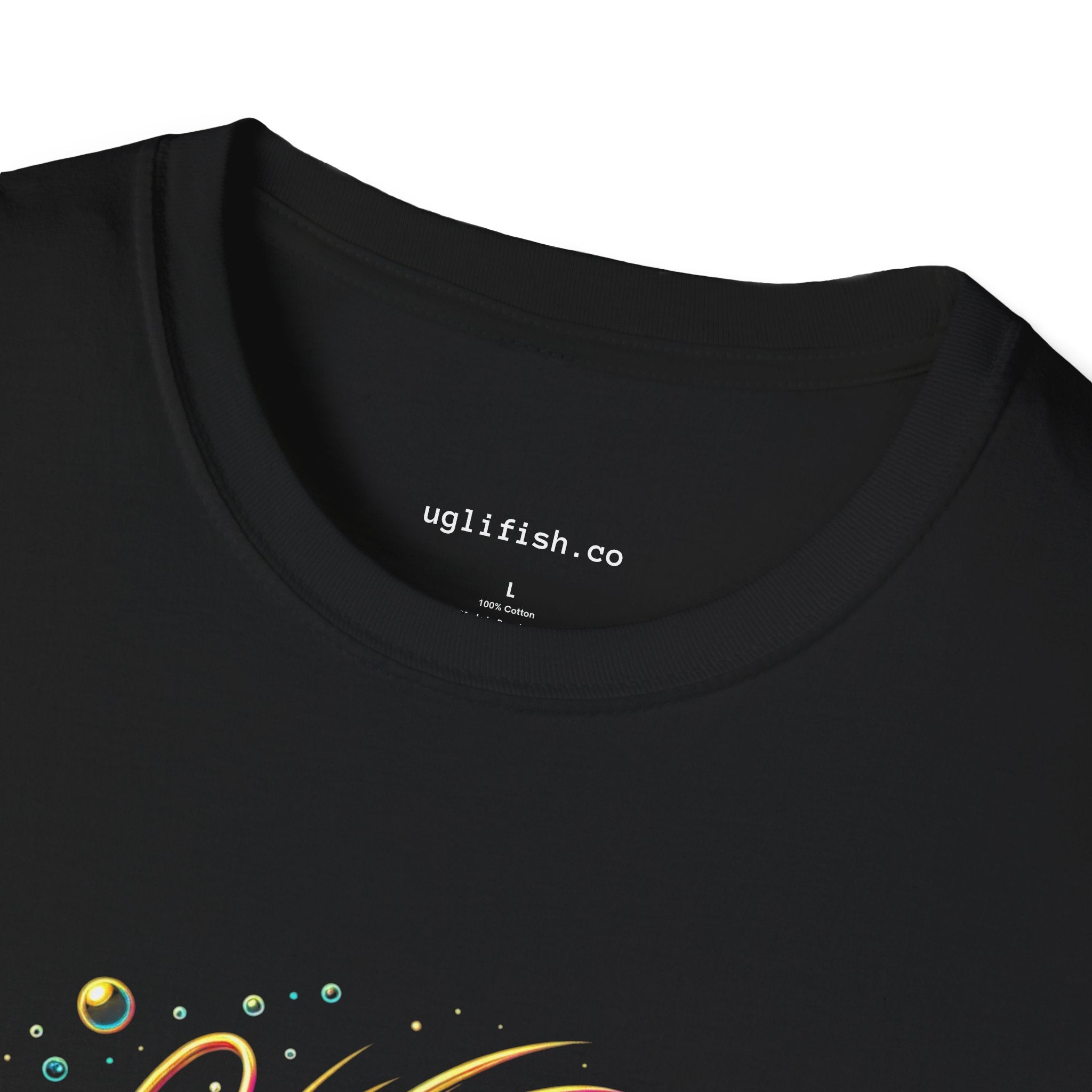 uglifish Neon 04 Graphic Tee - Light Up Your Style with Unique Designs | Casual Wear, Gift for Fish Lovers, Graphic Shirt, Cool T-Shirt, Fun Apparel