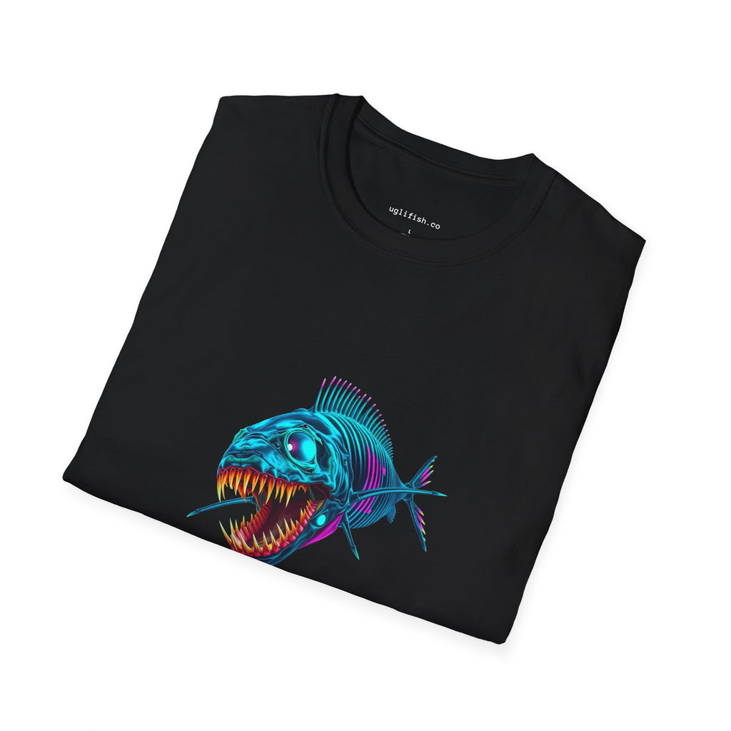 uglifish Neon 11 Graphic Tee - Light Up Your Style with Unique Designs | Casual Wear, Gift for Fish Lovers, Graphic Shirt, Cool T-Shirt, Fun Apparel