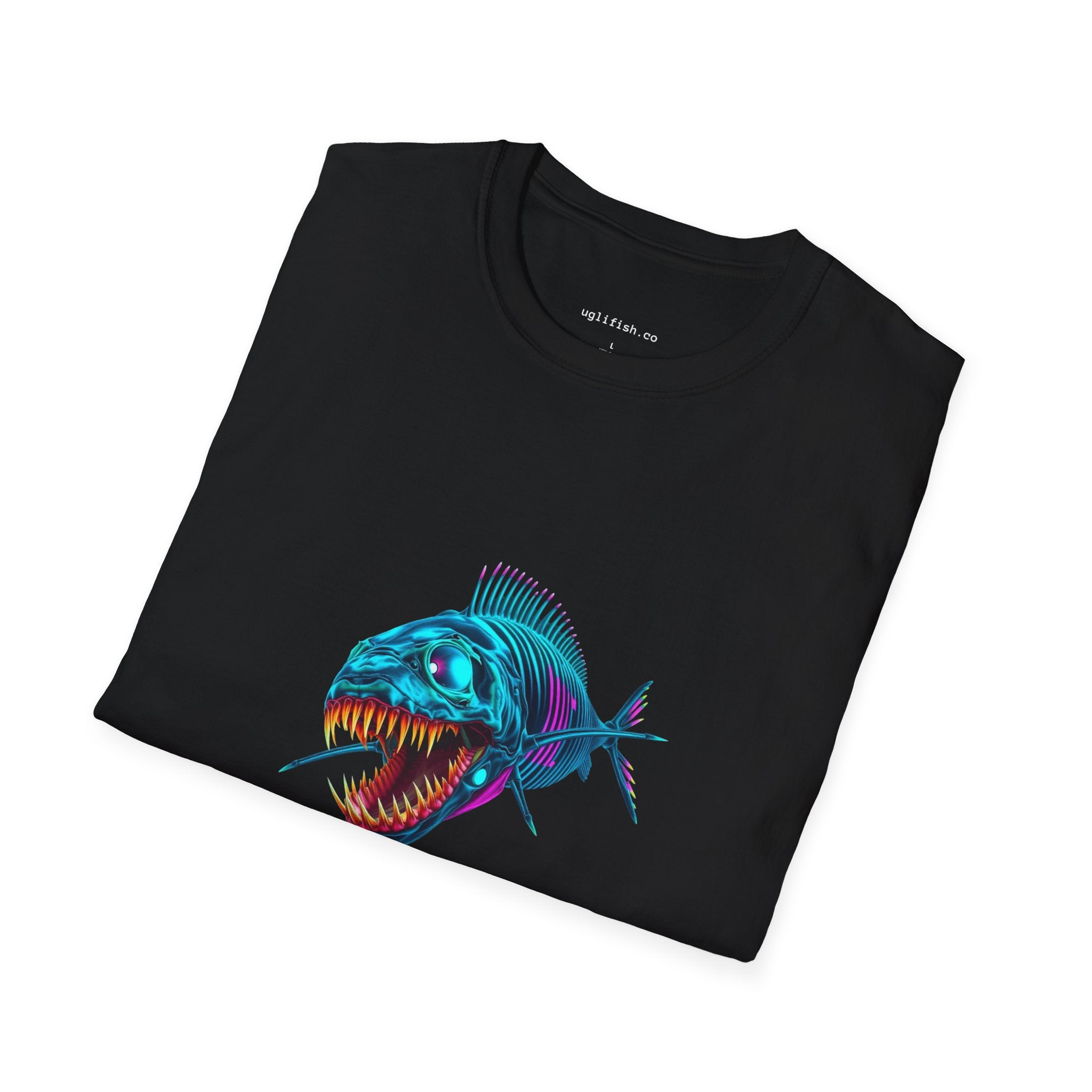 uglifish Neon 11 Graphic Tee - Light Up Your Style with Unique Designs | Casual Wear, Gift for Fish Lovers, Graphic Shirt, Cool T-Shirt, Fun Apparel