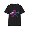 uglifish Neon 07 Graphic Deep Sea Skeleton Fish Tee - Light Up Your Style with Unique Designs | Casual Wear, Gift for Fish Lovers, Graphic Shirt, Cool T-Shirt, Fun Apparel