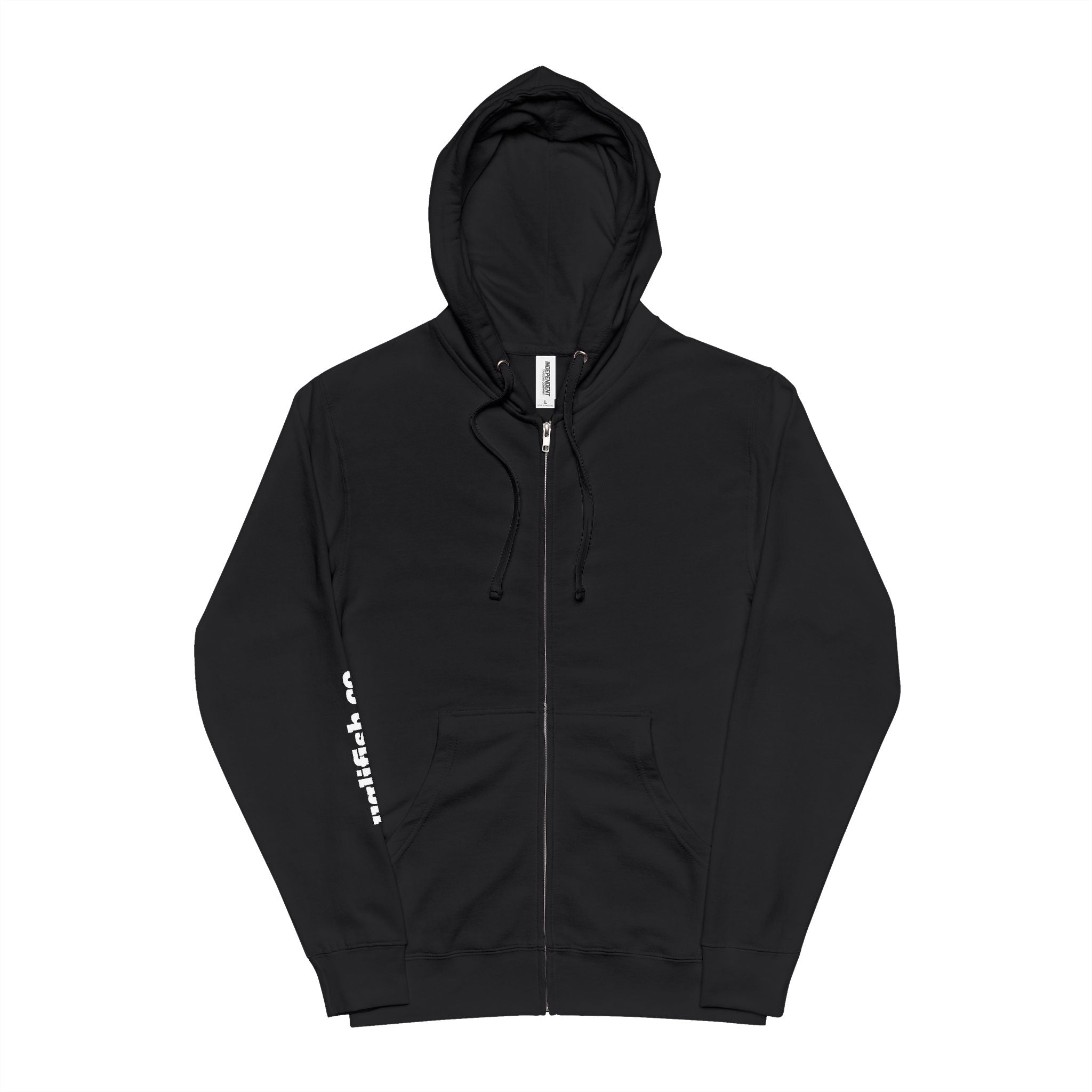 Official uglifish.co Logo Zip-Up Hoodie — Uglifish Co. Fishing Graphic Zip Hoodie