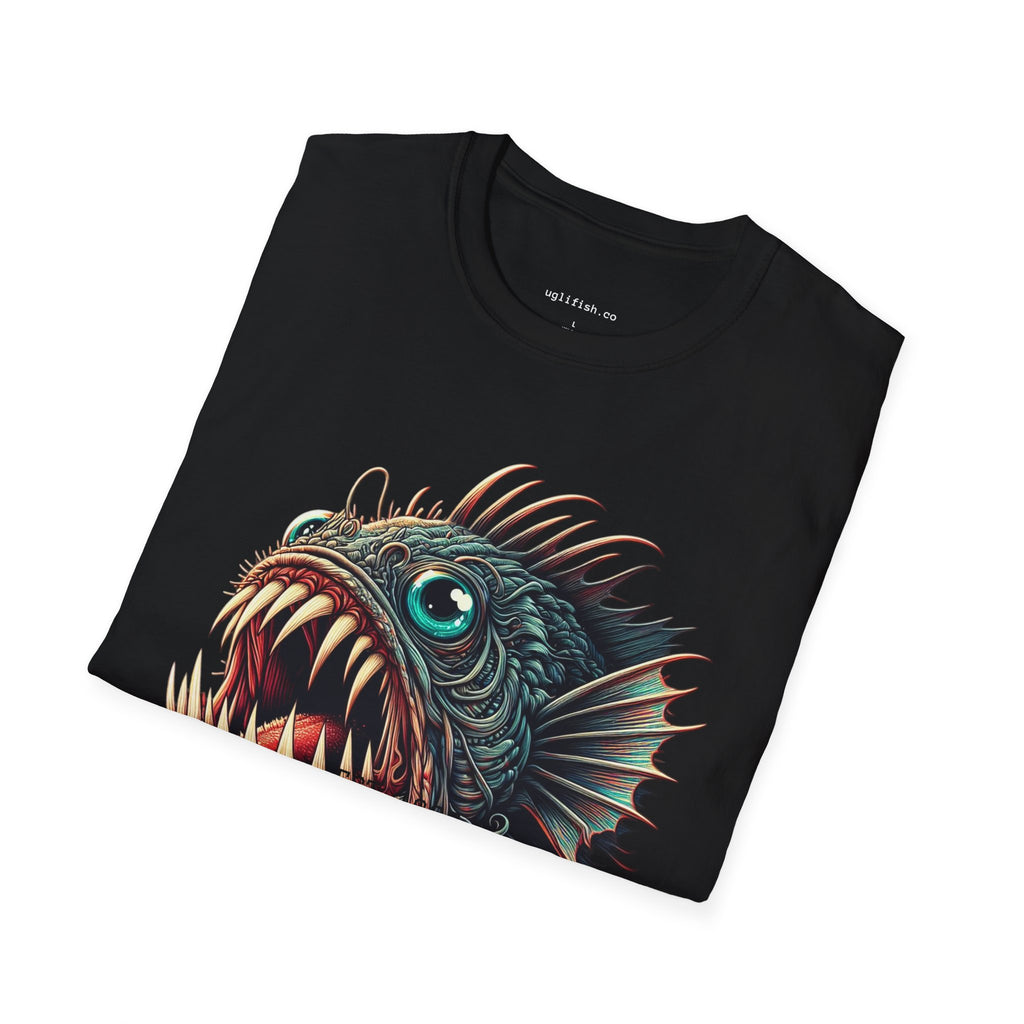uglifish Big Ugli Fish Unisex Softstyle T-Shirt | Unique Graphic Tee, Funny Gift, Casual Wear, Fishing Lovers, Beach Day Essentials
