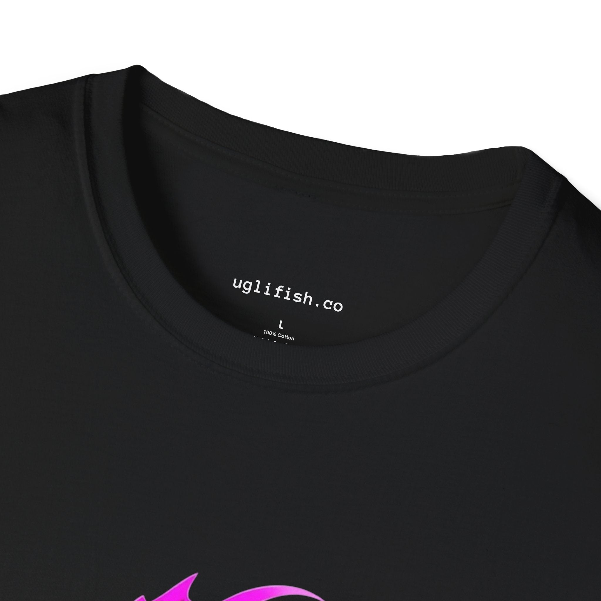 uglifish Neon 07 Graphic Deep Sea Skeleton Fish Tee - Light Up Your Style with Unique Designs | Casual Wear, Gift for Fish Lovers, Graphic Shirt, Cool T-Shirt, Fun Apparel
