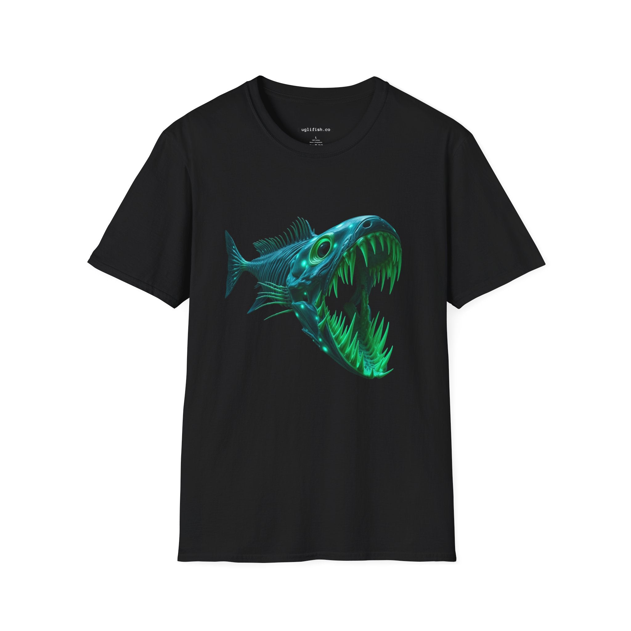 uglifish Neon 10 Graphic Tee - Light Up Your Style with Unique Designs | Casual Wear, Gift for Fish Lovers, Graphic Shirt, Cool T-Shirt, Fun Apparel