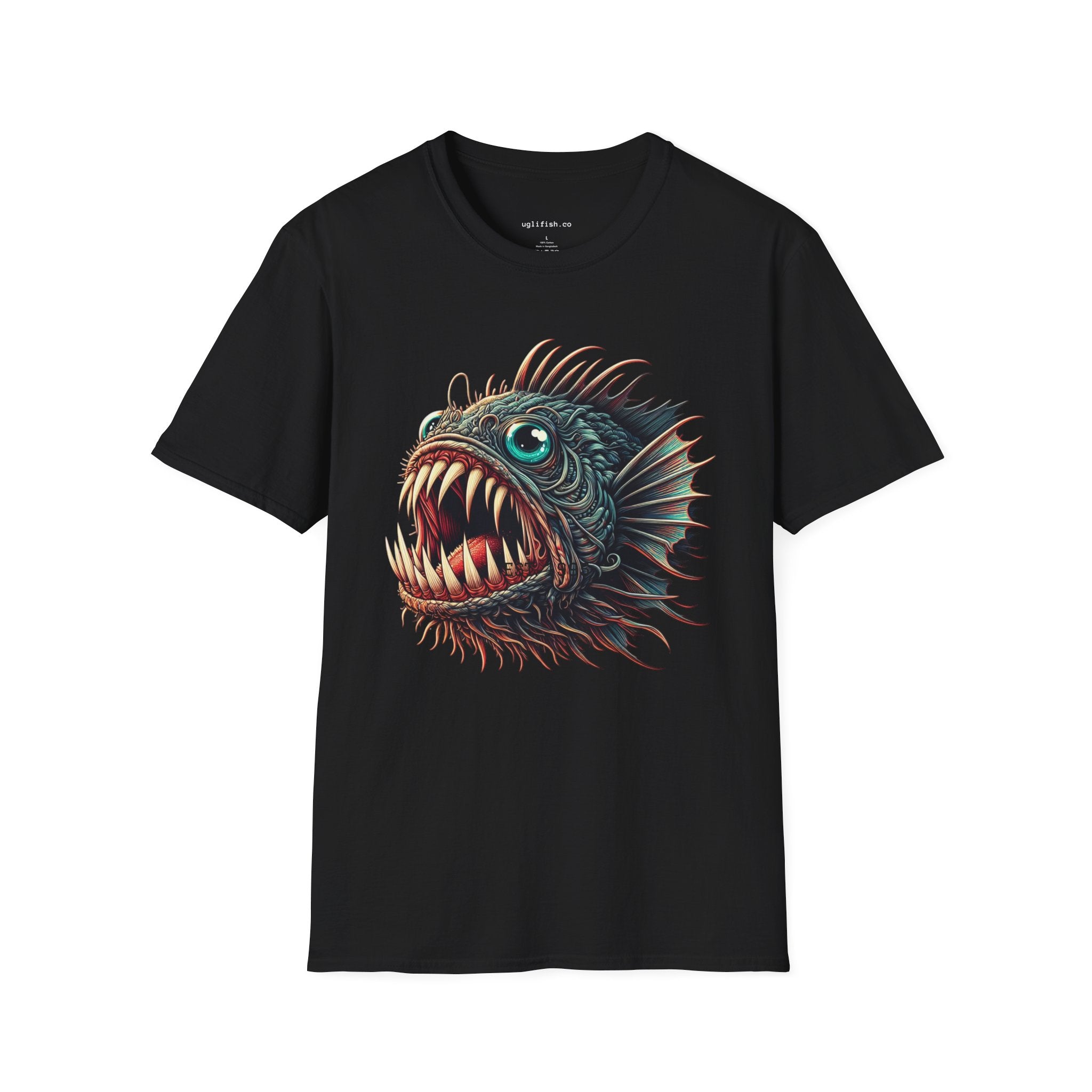 uglifish Big Ugli Fish Unisex Softstyle T-Shirt | Unique Graphic Tee, Funny Gift, Casual Wear, Fishing Lovers, Beach Day Essentials
