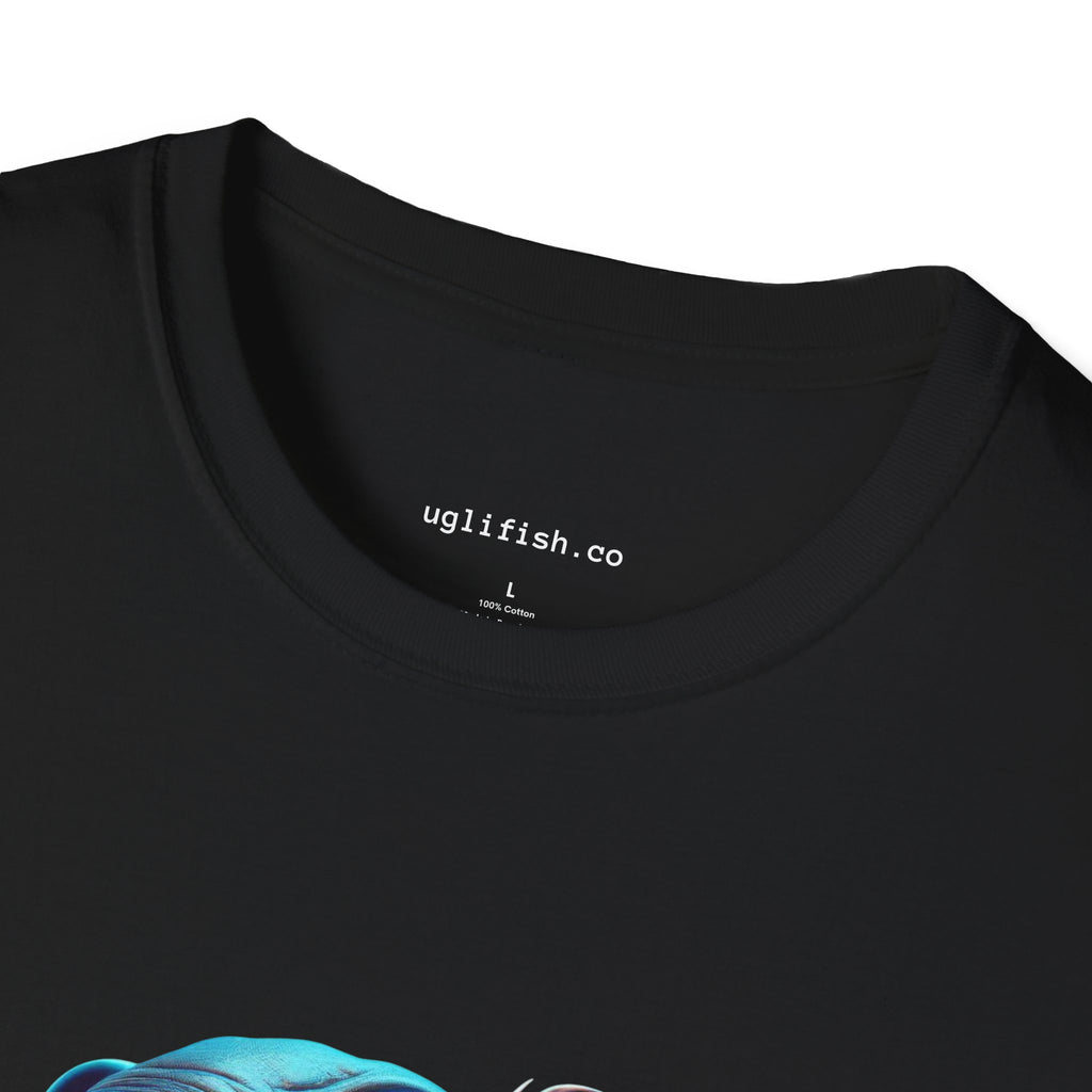 uglifish Neon 05 Graphic Deep Sea Fish Tee - Light Up Your Style with Unique Designs | Casual Wear, Gift for Fish Lovers, Graphic Shirt, Cool T-Shirt, Fun Apparel