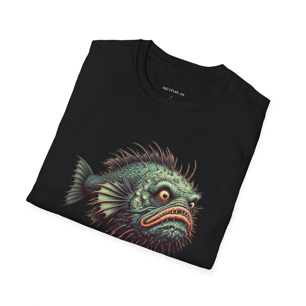 Grumpy Deep Sea Fish T-Shirt — 'uglifish.co' Graphic Tee