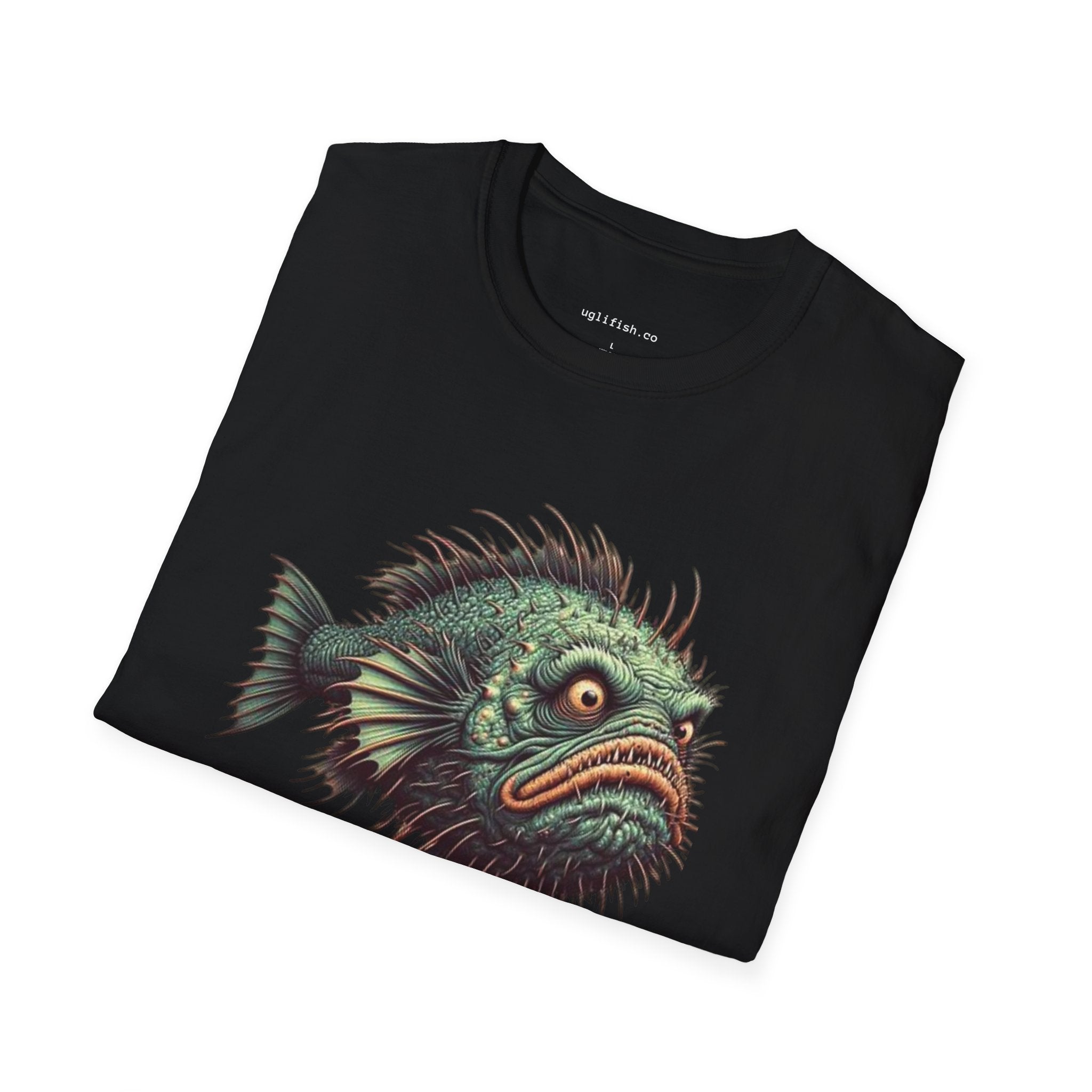 Grumpy Deep Sea Fish T-Shirt — 'uglifish.co' Graphic Tee