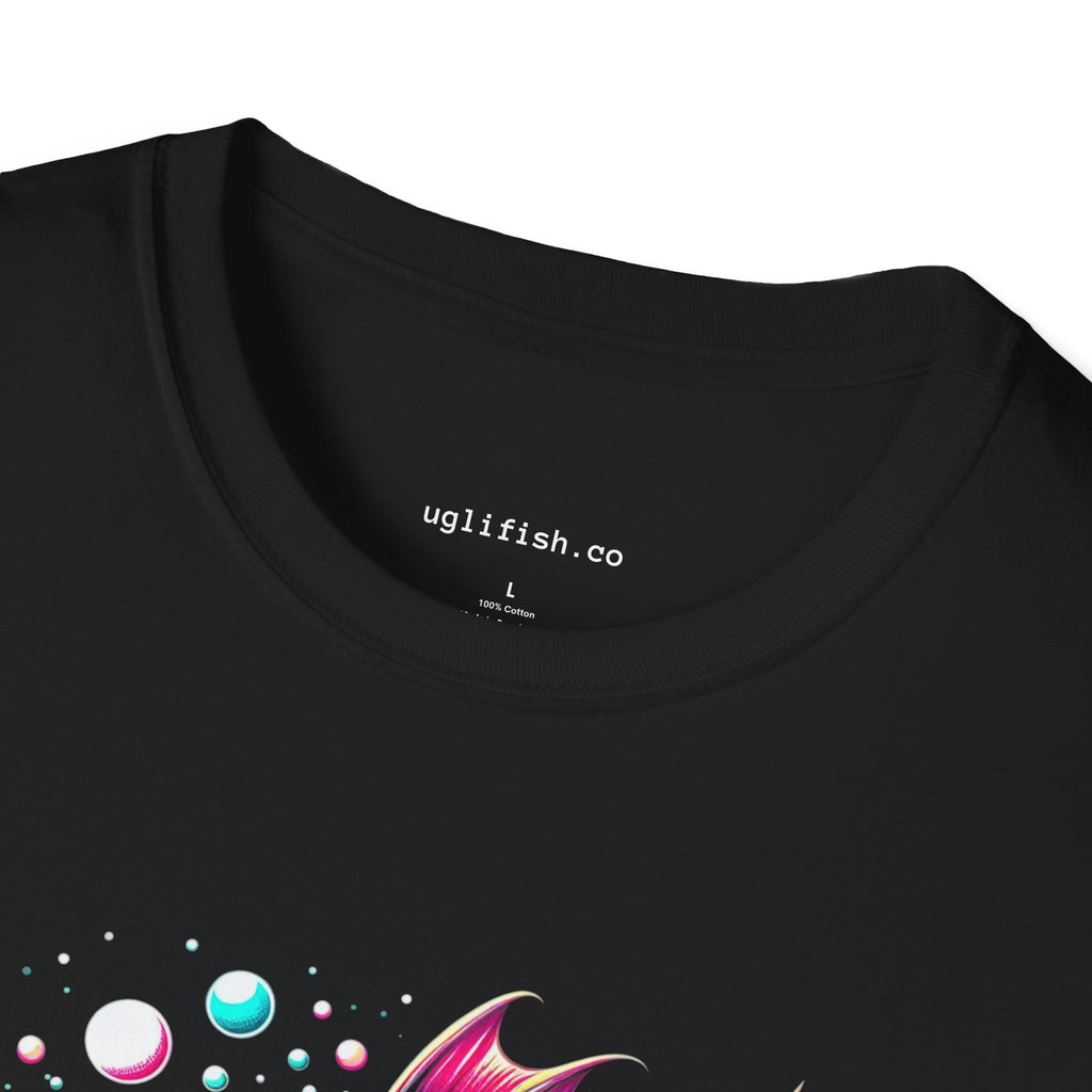 uglifish Neon 03 Deep Sea Fish Graphic Tee - Light Up Your Style with Unique Designs | Casual Wear, Gift for Fish Lovers, Graphic Shirt, Cool T-Shirt, Fun Apparel