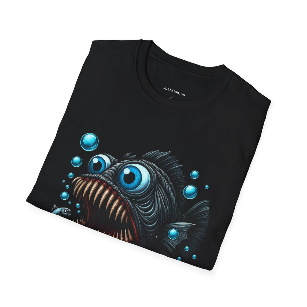 Big Bug-eyed Deep Sea Monster Fish - Graphic Tee