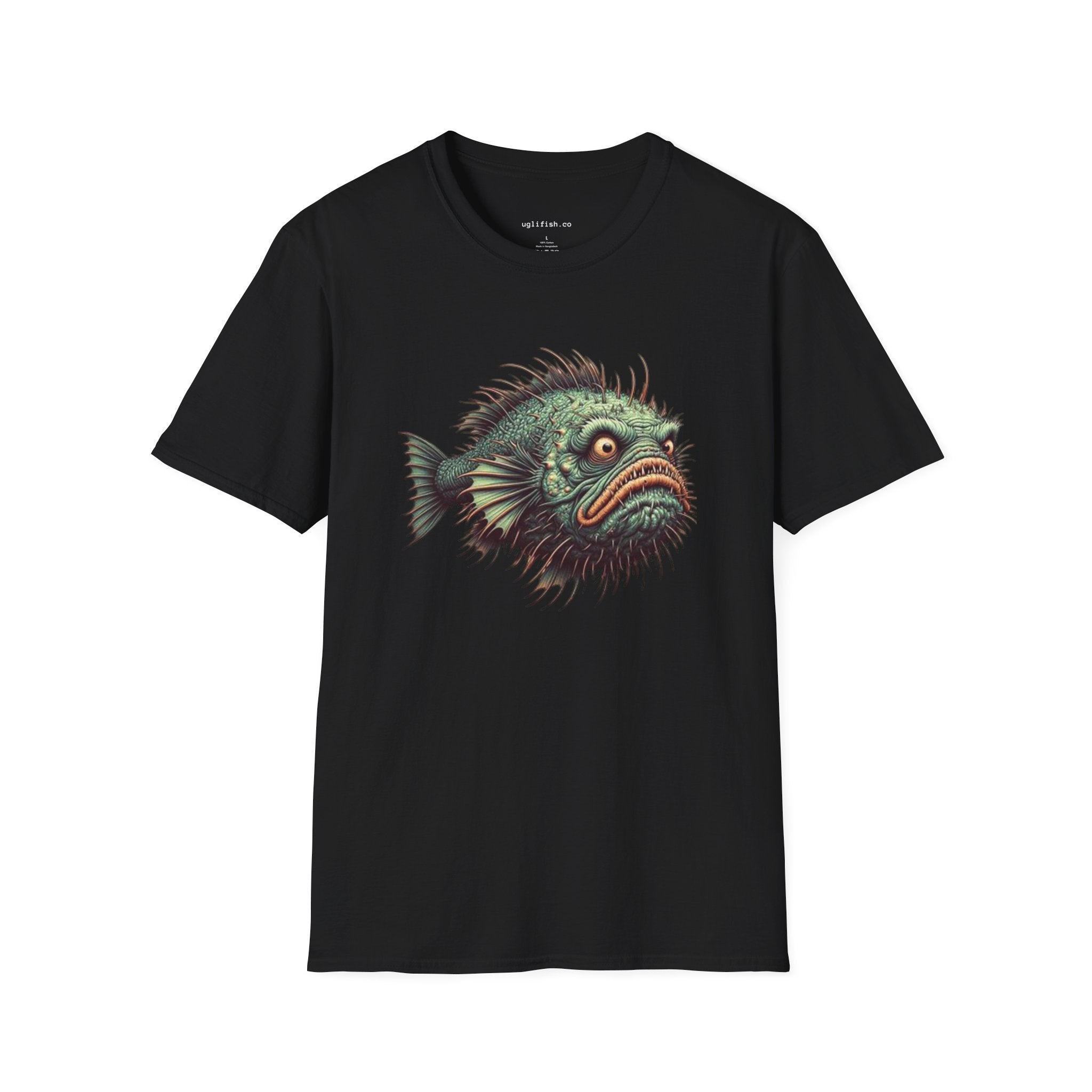 Grumpy Deep Sea Fish T-Shirt — 'uglifish.co' Graphic Tee