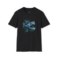 Blue Deep Sea Fish Graphic T-Shirt — 'uglifish.co' Deep Sea Illustration