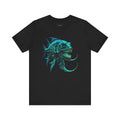 Green Glowing Angler Fish Graphic Tee — Neon Deep Sea Monster T-Shirt
