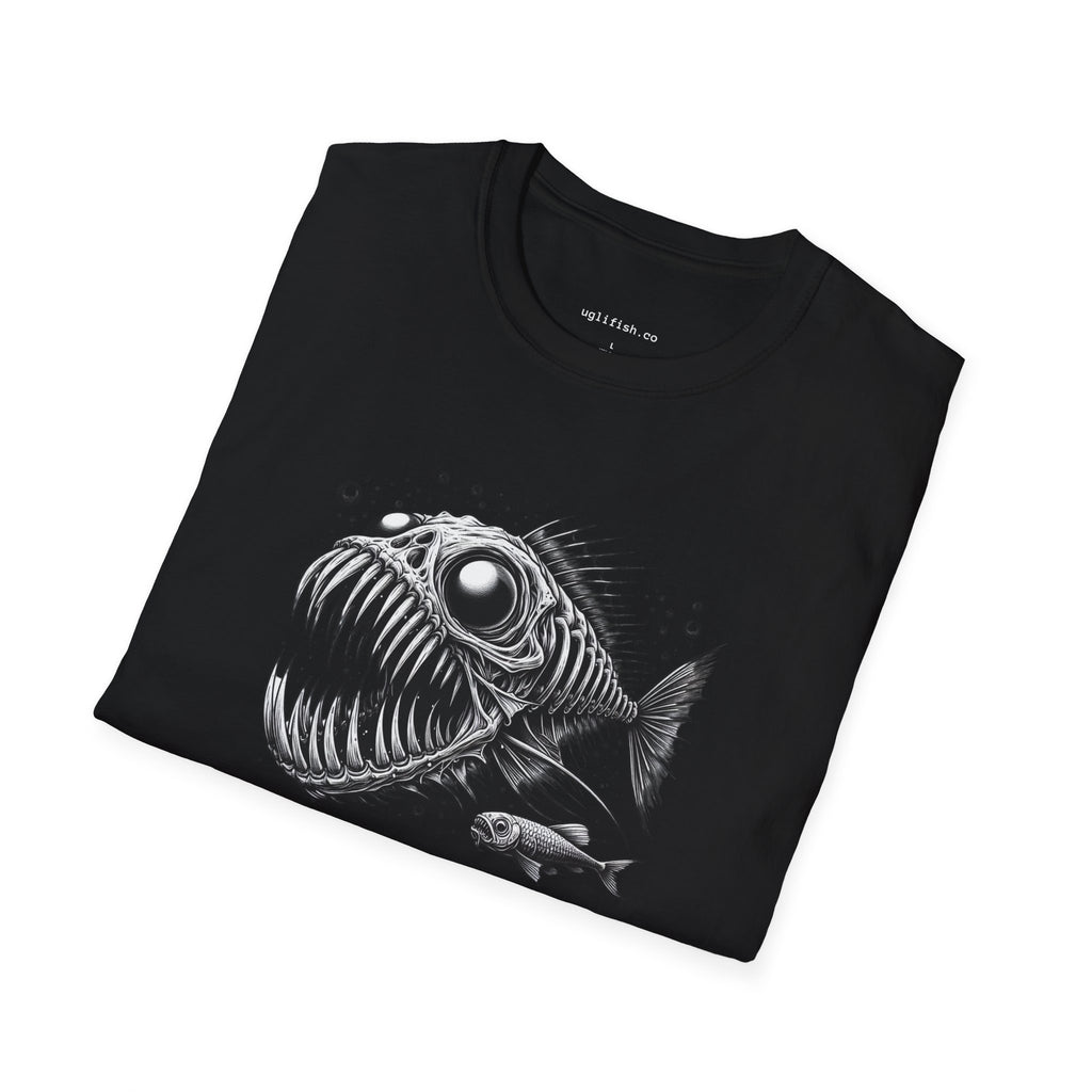 Anglerfish Graphic T-Shirt — 'uglfish.co' Deep Sea Illustration