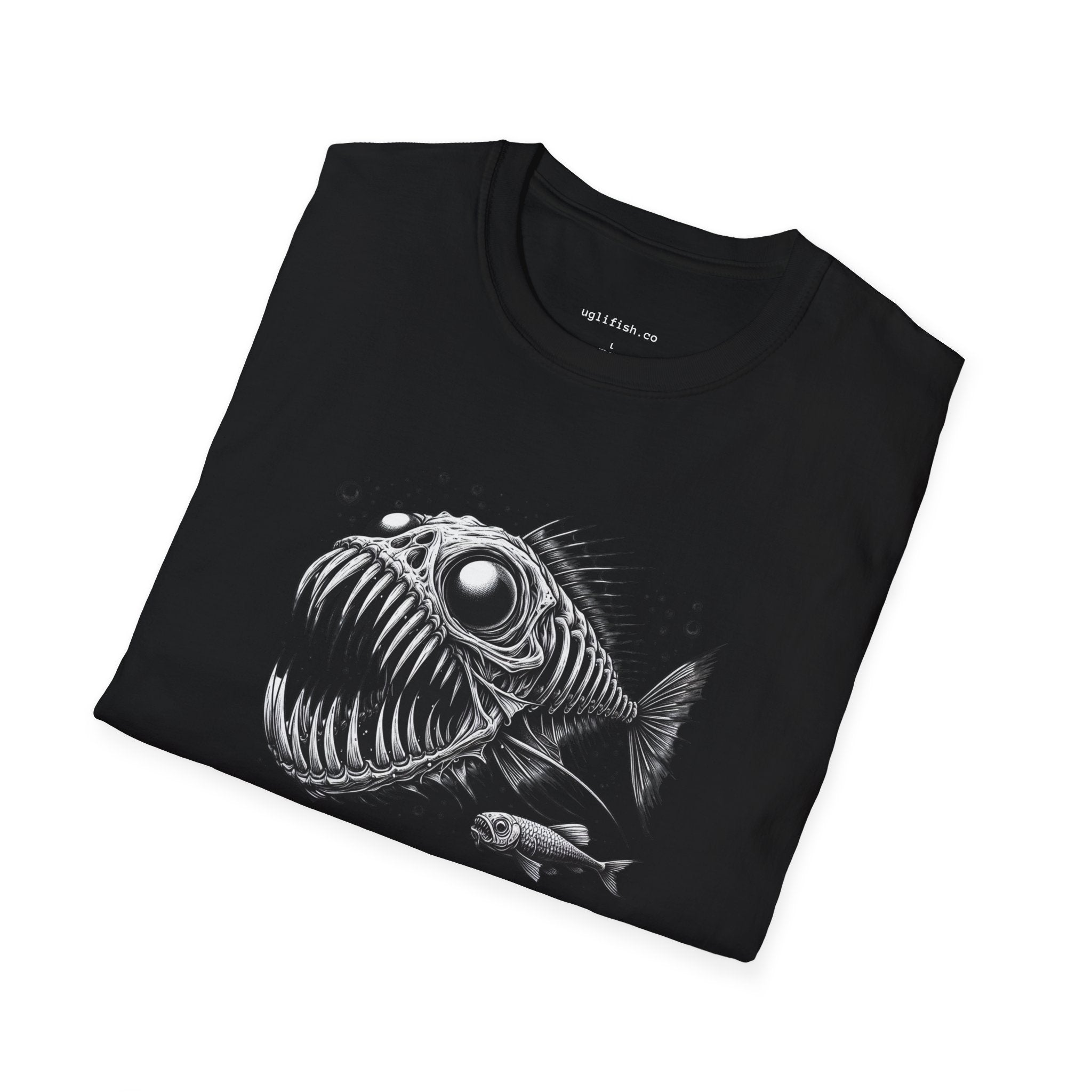 Anglerfish Graphic T-Shirt — 'uglfish.co' Deep Sea Illustration