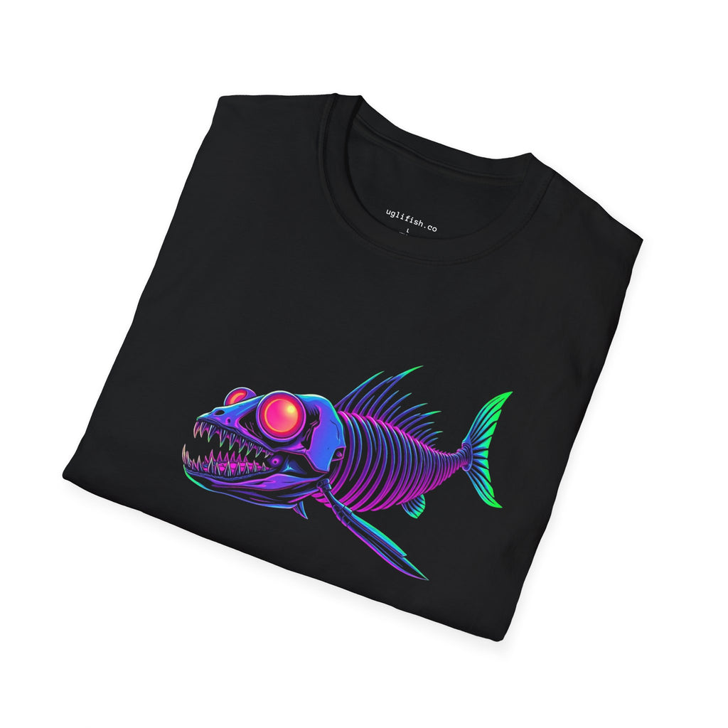 uglifish Neon 12 Graphic Tee - Light Up Your Style with Unique Designs | Casual Wear, Gift for Fish Lovers, Graphic Shirt, Cool T-Shirt, Fun Apparel