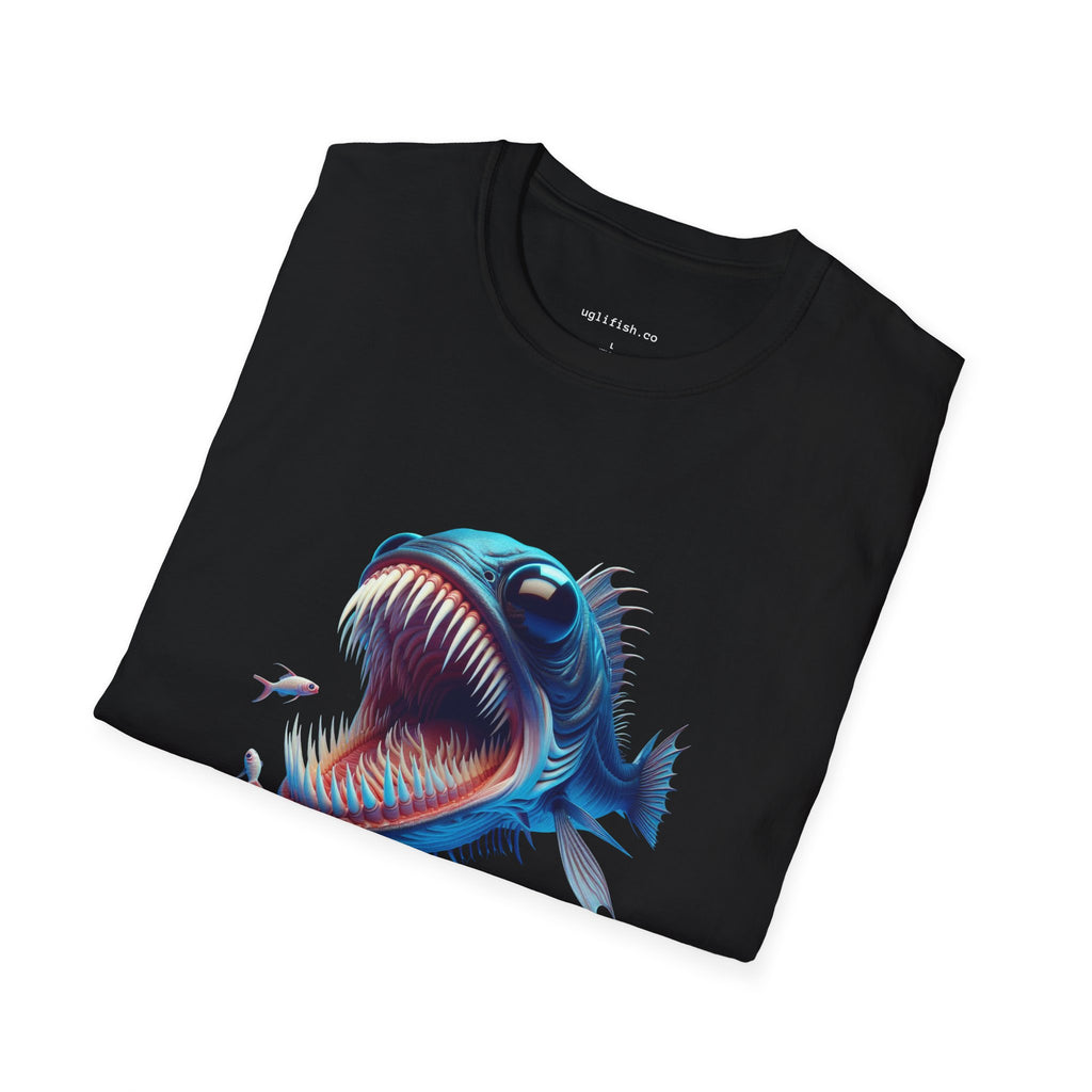 uglifish Neon 05 Graphic Deep Sea Fish Tee - Light Up Your Style with Unique Designs | Casual Wear, Gift for Fish Lovers, Graphic Shirt, Cool T-Shirt, Fun Apparel